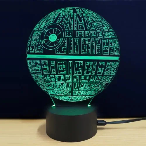 

LED 3D Acrylic Ambient Lamp Night Light USB Colorful Decorative Lights