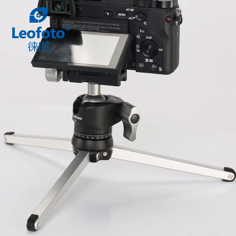 Mini Portable Table Tripod for Camera / Desk Top Stand With Ball Head
