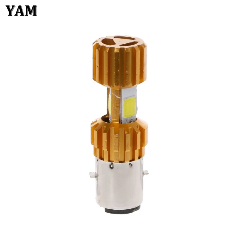 

YAM BA20D LED COB Motorcycle Bike Hi/Lo Headlight Lamp Bulb DC 10-80V 6500K 2000LM
