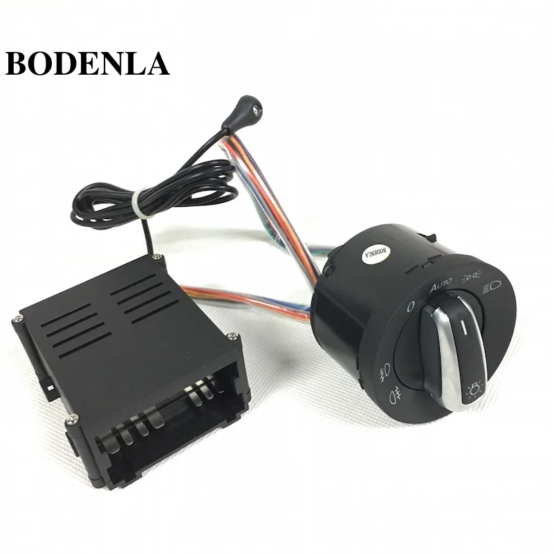 

BODENLA Auto Light Sensor With Headlight Switch Leaving Home Coming Home Function For VW Polo Golf 4 Jetta MK4 Passat B5 B5.5