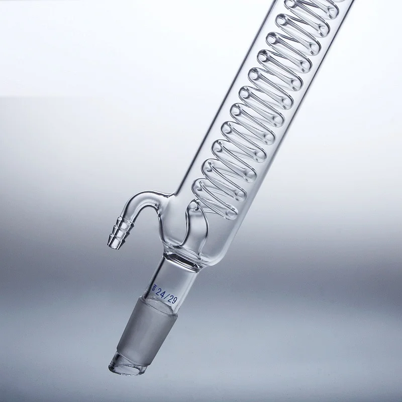 High quality glass spiral condenser,Graham condensers coiled condenser