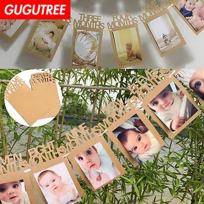 

GUGUTREE PARTY 12pcs pink blue white 13x24cm photo banners wedding event christmas halloween festival birthday party PD-161