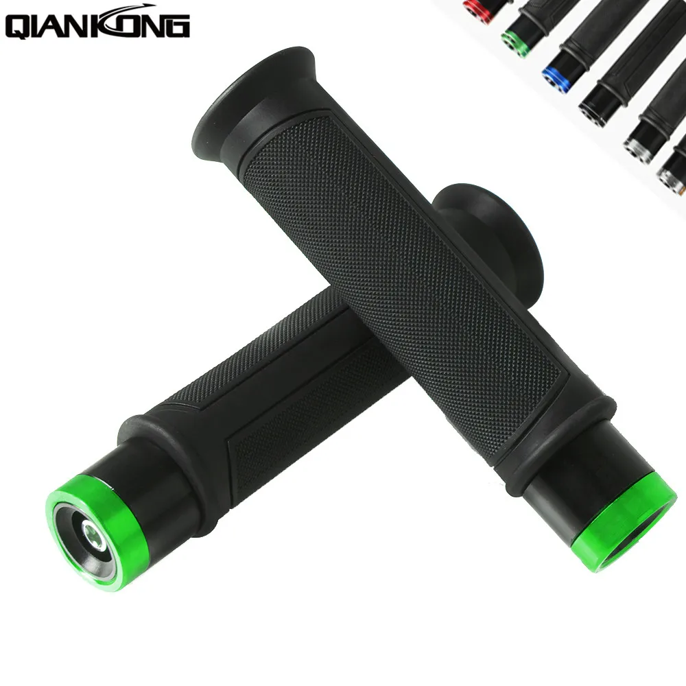 

Universal Motorcycle Hand Grips Handle Rubber Gel and handle bar ends for yamaha R6 YZF-R6 yzf-r6 fz16 TMax500 tmax-500 XT600 E
