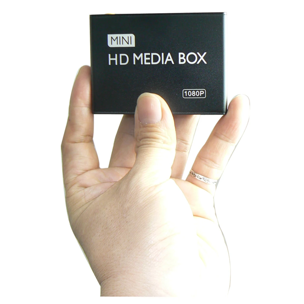 Voxlink multi media player Мини Full HD 1080 P HDD медиаплеера ТВ коробка Поддержка HDMI MKV RM SD USB SDHC MMC