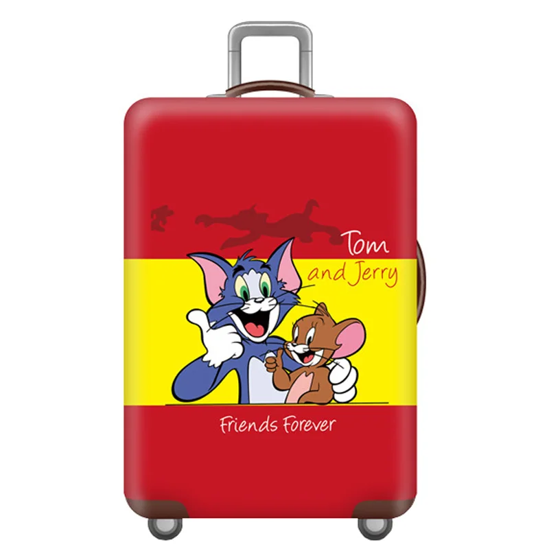 I Luggage cover Защитный чехол для багажа, эластичный чехол для путешествий 18-32 дюймов, чехол для костюма, чехол на колесиках, пылезащитный чехол, аксессуары для путешествий - Цвет: I Luggage cover