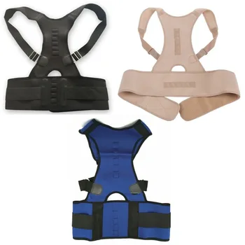 

Magnetic Posture Corrector Bad Back Lumbar Shoulder Corset Adult Children wear Support Pain Adjustable Spine Brace Band Belt
