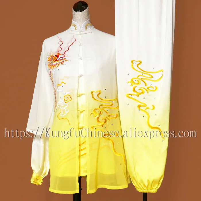 

Chinese Tai chi clothing Martial arts clothes taiji uniform kungfu outfit Qigong for women men children girl boy kids adults