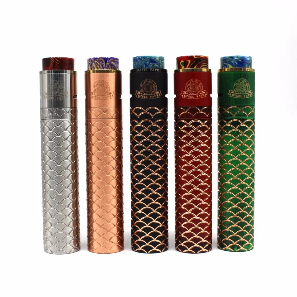

Original Leiqidudu Machanical Mod 18650 Vape Mods Vaporizer Stainless RDA Atomizer Rasin Drip Tip Unique Desgin E Cig Mod