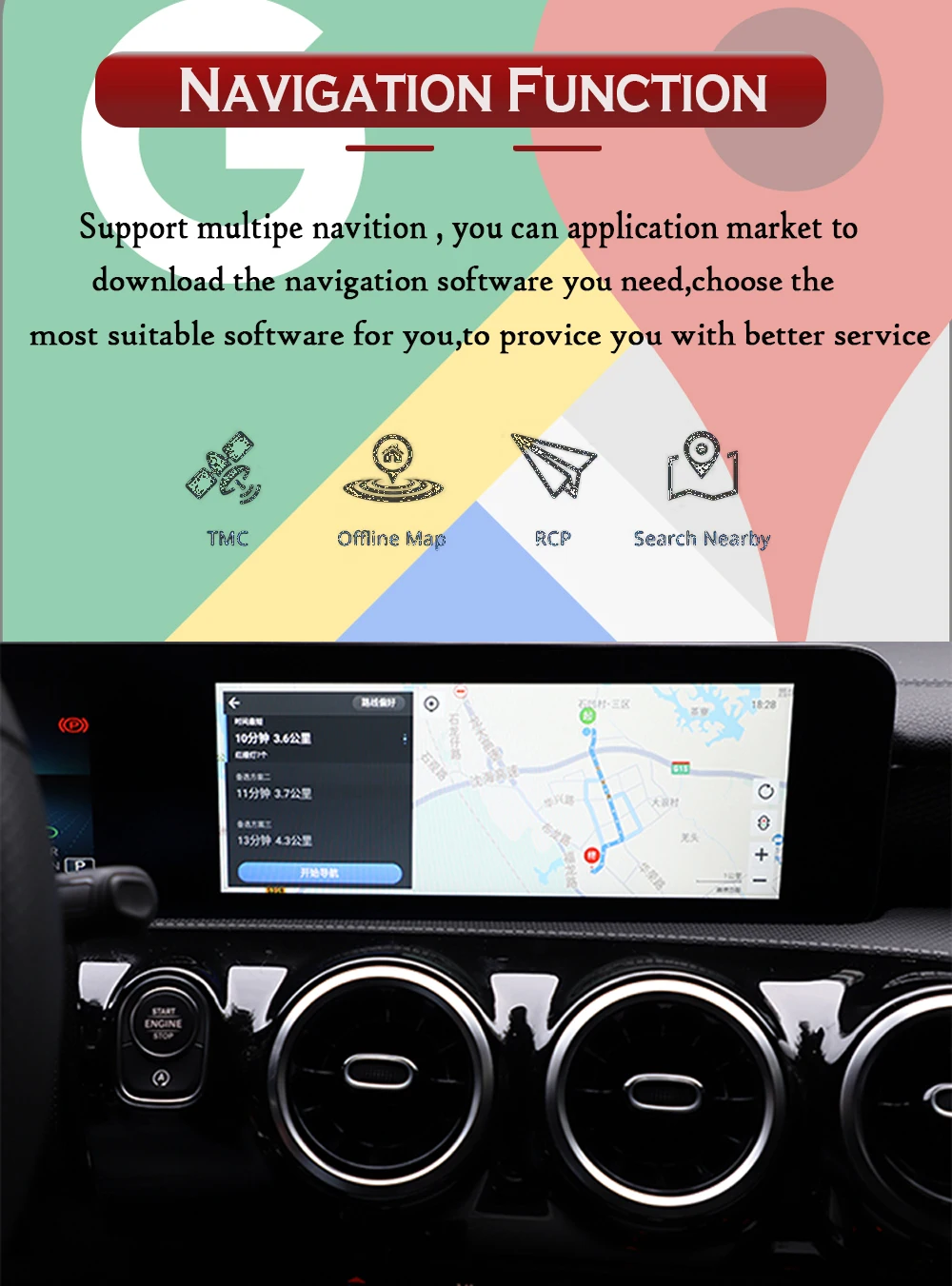 Clearance Car Android for Mercedes Benz MB E Class W213 E200 E300 2016~2019 NTG touch Screen GPS Navigation stereo multimedia player Map 2