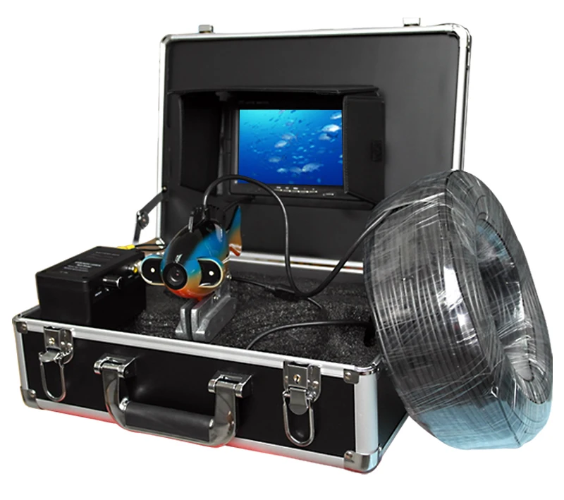 

7 Color LCD Monitor 100m Cable Underwater Ice/Sea Fishing Camera Night Vision Fish Finder IP68 high resolution cameras