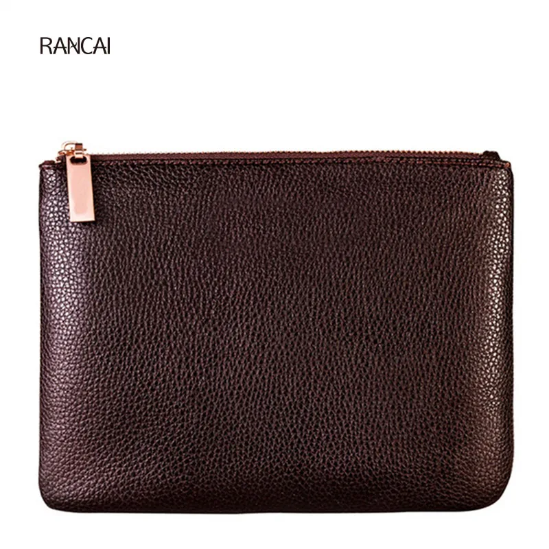 

RANCAI Makeup Brushes Case Eyes Brushes Bag Women Cosmetic Cluth PU Leather Bags With Zipper for 8/12/15pcs Brushes