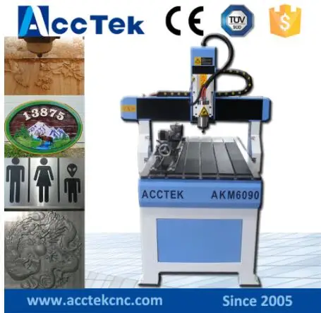 

Economic 3d Mini cnc router woodworking AKM6090 for wood, cnc machines for sale/MACH4