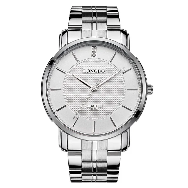 2018 Fashion Longbo Men Women's Simple Casual Style Full Stainless Steel Watchba 2018 Fashion Longbo Men Women's Simple Casual Style Full Stainless Steel Watchba