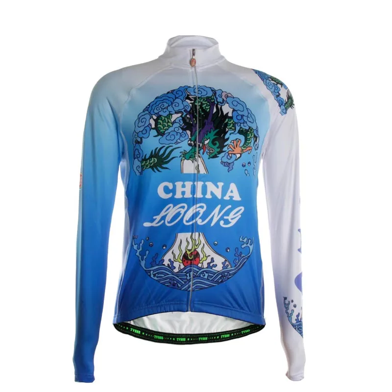 TVSSS Men's Cycling Jersey Winter 2016 with Chinese Style Painting
