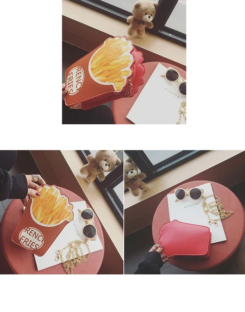 Cartoon Burger Handbag 30