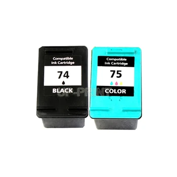 

UP 3 INK CARTRIDGE 2pcs black 1pc color compatible for HP74 75 for C4280 C4285 C4385 C4480 C4580 C5250 C5280 C5500 D5360