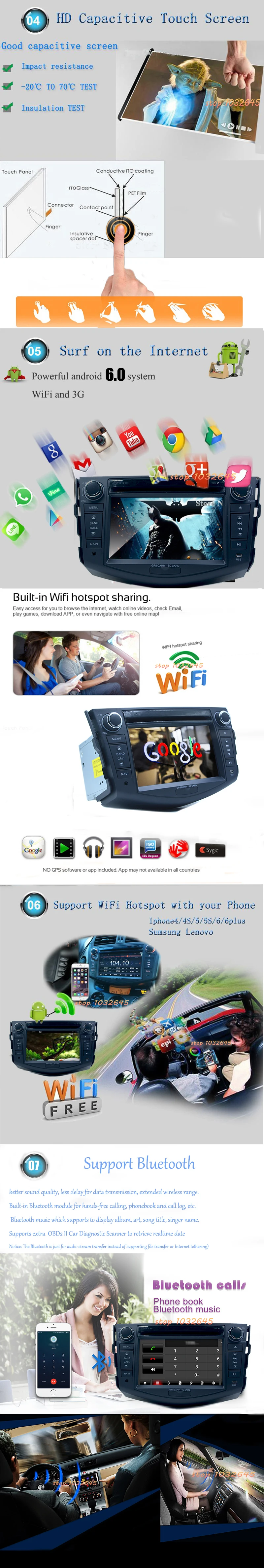 Top Free camera Android 7.1 Core 1GB RAM Car DVD Player For Toyota RAV4 RAV 4 2006 2007 2008 2009 2010 2012 GPS BT Radio 6