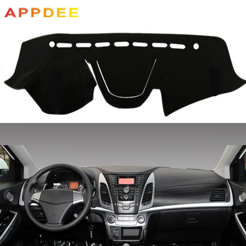 

APPDEE Car Dashboard Cover Dashmat For Ssangyong Korando 2014 2015 Automobile Dash Mat Sun Shade Pad Carpet Dash Board Cover