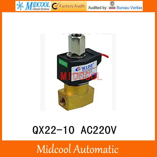 

Direct - acting solenoid valve QX series of two-position two - way QX22-10 port 3/8