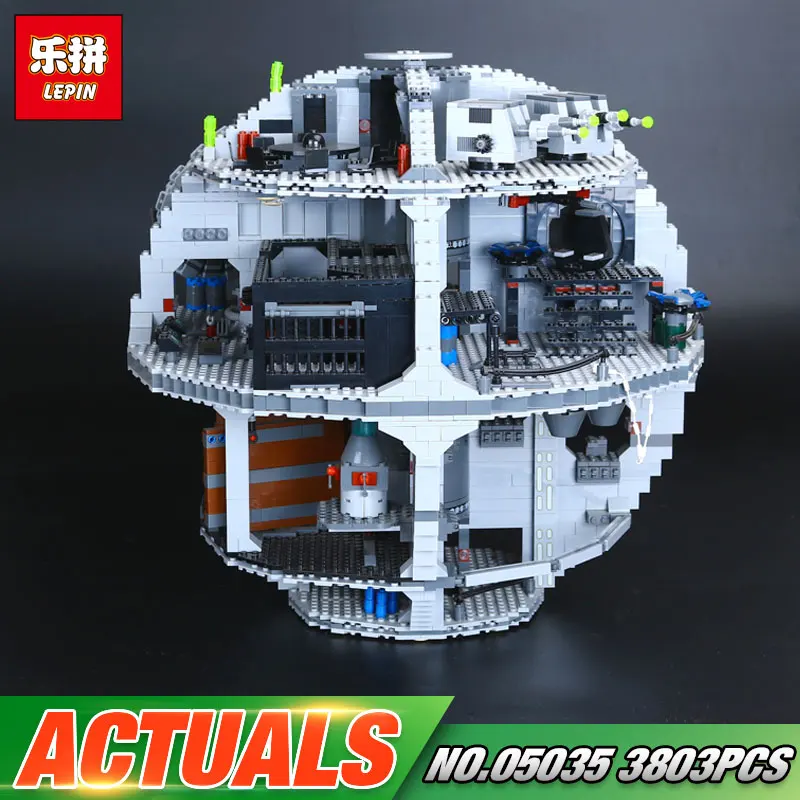 

DHL 05035 3804pcs Star Toys Wars The 10188 Death Toys Star Set Building Block Bricks Kids Toys Christmas Birthday Gifts
