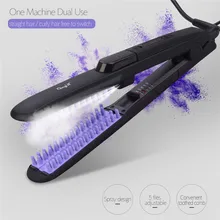 Профессиональный паровой спрей выпрямитель для волос с регулировкой температуры Волос Плоский Выпрямитель для волос с расчёской 30