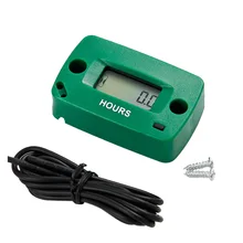 Сбрасываемый Индуктивный цифровой бензиновый счетчик мото-часов, счетчик напоминаний для технического обслуживания любого бензинового двигателя, 2/4 тактный