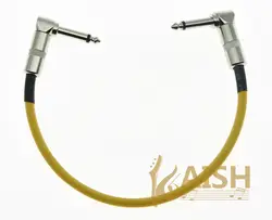 Kaish желтый прямым углом 30 см/12 ''mono Гитары педаль эффектов кабель эффекты патч-корд