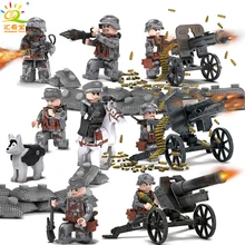 8 pçs/set Militar Figuras Com Armas Building Blocks Set Compatível Legoed Soldados ww2 Exército Tijolos Brinquedos de Presente Para Crianças Menino