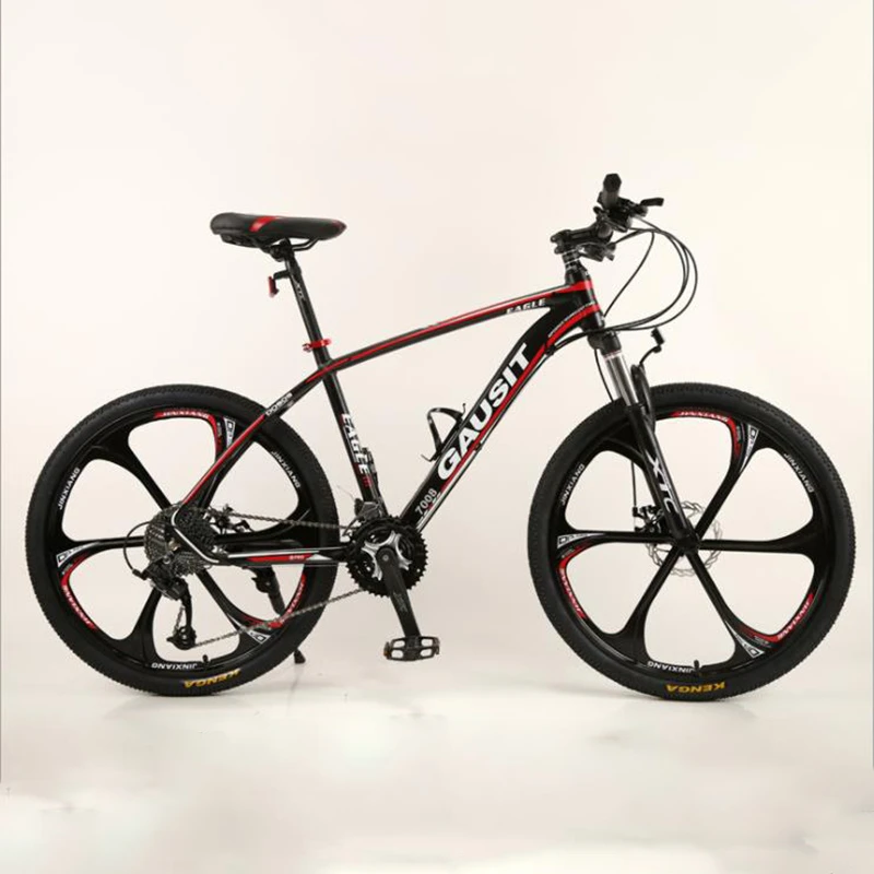 Mountain Bike Aluminum Alloy Frame 26 Inches 24 Speed Front and Rear Mechanical Disc Brake Adult Cross-Country Bicycle Mountain Bike Aluminum Alloy Frame 26 Inches 24 Speed Front and Rear Mechanical Disc Brake Adult Cross-Country Bicycle