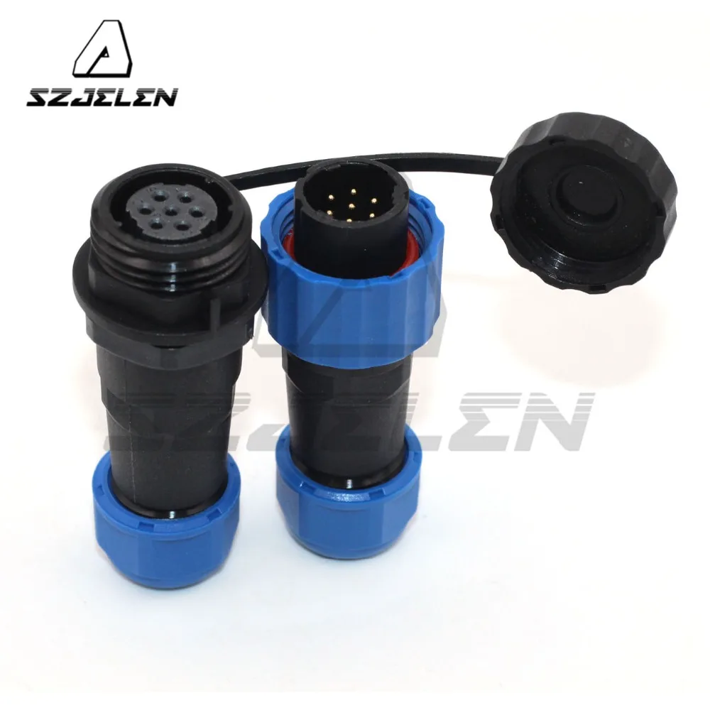SD16 docking plug waterproof aviation connectors 7Pin IP68 5A