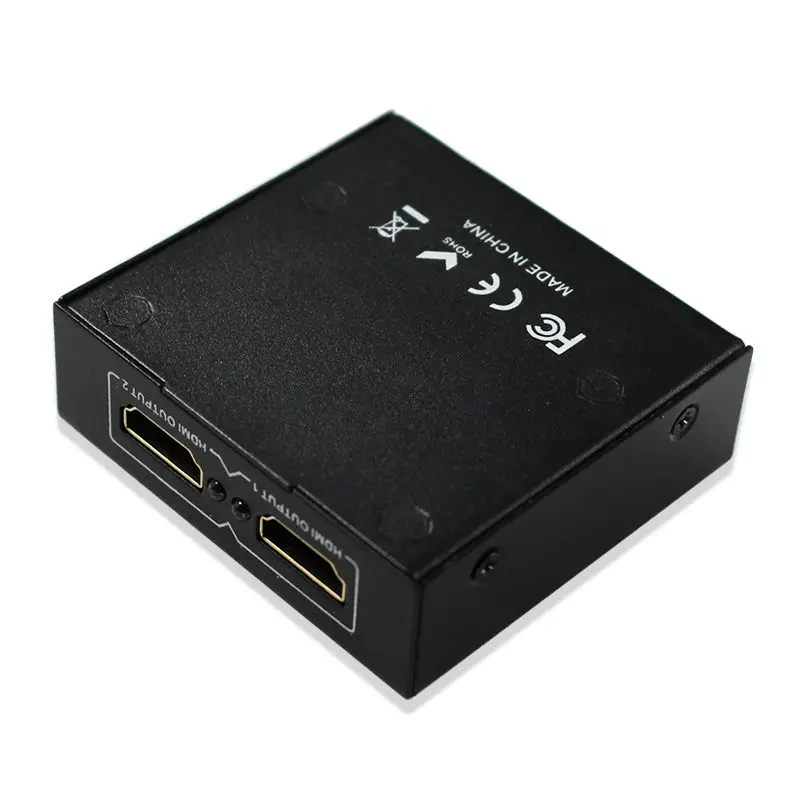 1x2 HDMI сплиттер 1 порт к 2 Сплиттер 4K Ver1.4 HDCP порты Sup s 3D @ 30 Гц Full HD1080P двойной дисплей