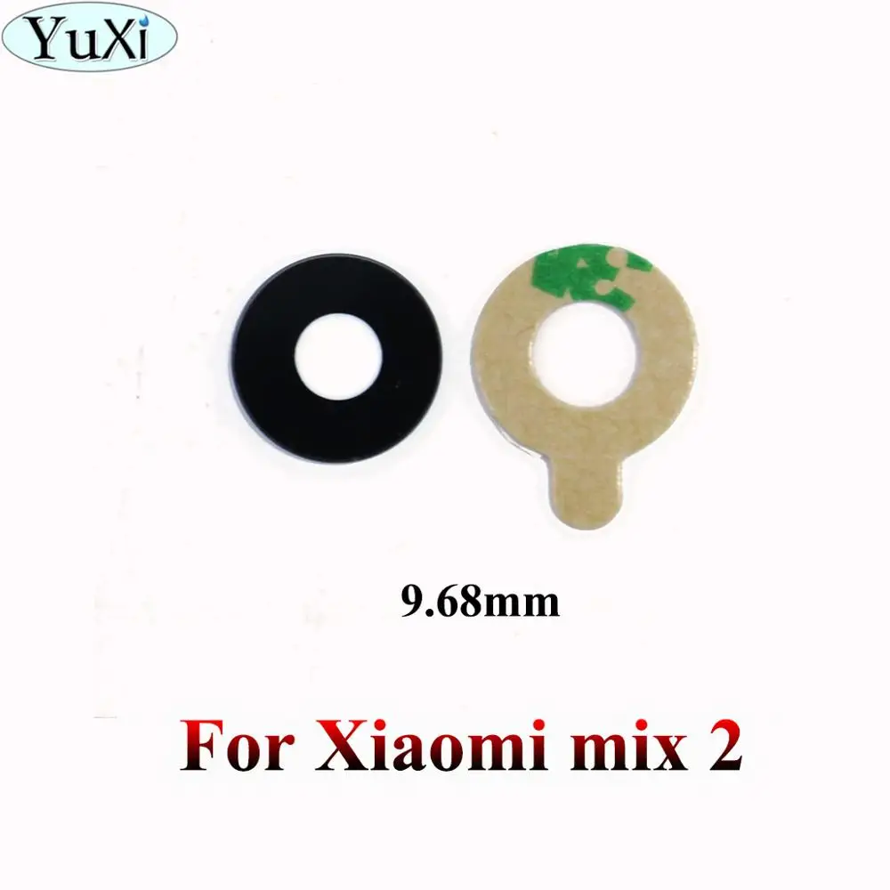 

YuXi For Xiaomi Mi MIX 2 Camera Glass Lens Back Rear Camera Glass Lens with Glue Mi MIX2 Replacement Repair Spare Parts