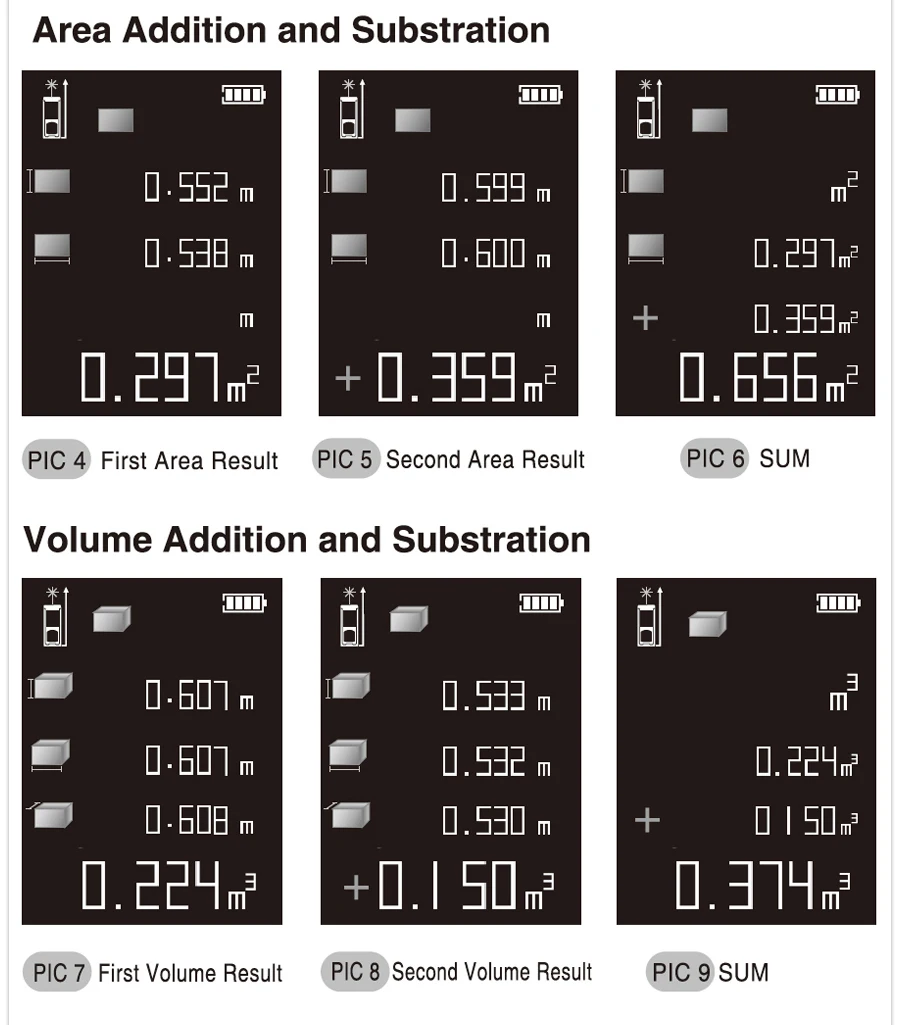 Color Screen Laser distance meter details (13)