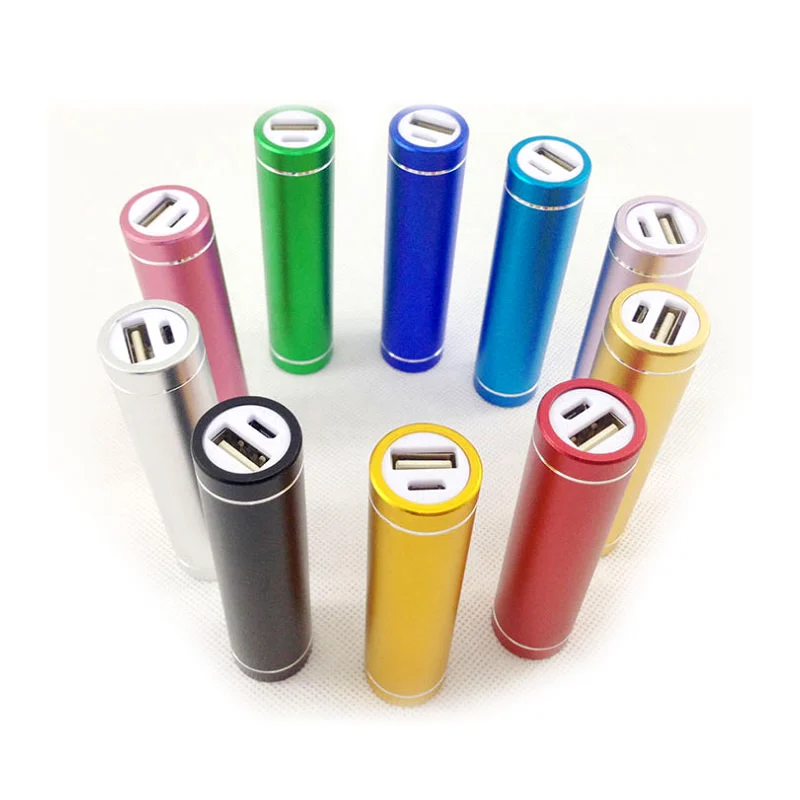 

MANBUY Aluminum Alloy Cylindrical Power Bank Not Include Battery Just Empty Shell Case Accessories for 1x 18650 Battery Delivery