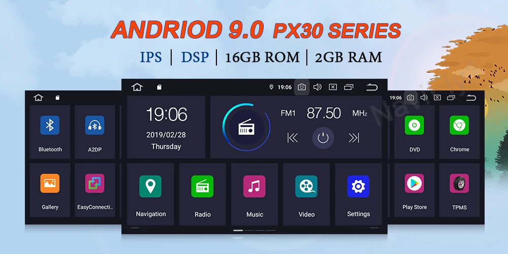 NaviFly ips экран DSP Android9.0 два Din универсальный автомобильный мультимедийный для Nissan X-Trail XTrail X Trail T32 T31 Qashqai hyundai
