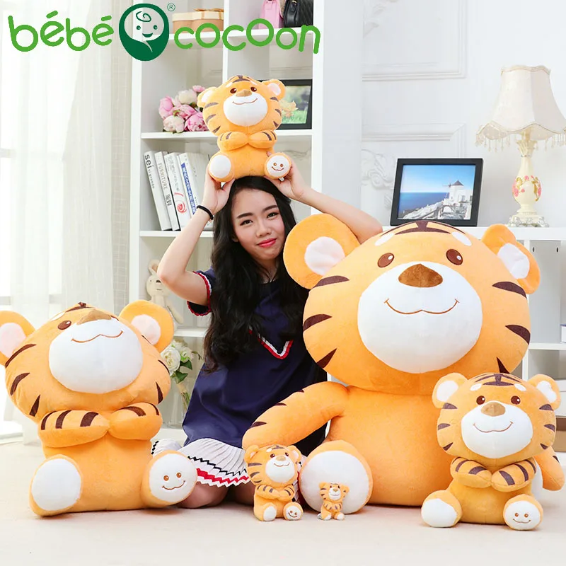 Bebecocoon 2017 Kawaii детские мягкие плюшевые игрушки Brinquedos плюшевый тигр спальный
