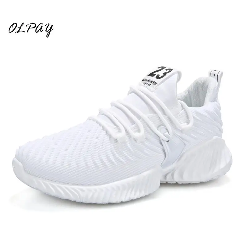 

2019 new spring hollow mesh men's shoes Men's casual shoes Korean trend Fashion tie Light white shoes With jeans Shipping