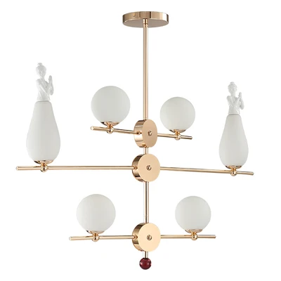 

Modern Angel Pendant Lights Glass Ball Led Hanging Lamp Industrial Hanglamp Dining Room Kitchen Home Decor Lighting Fixtures G9
