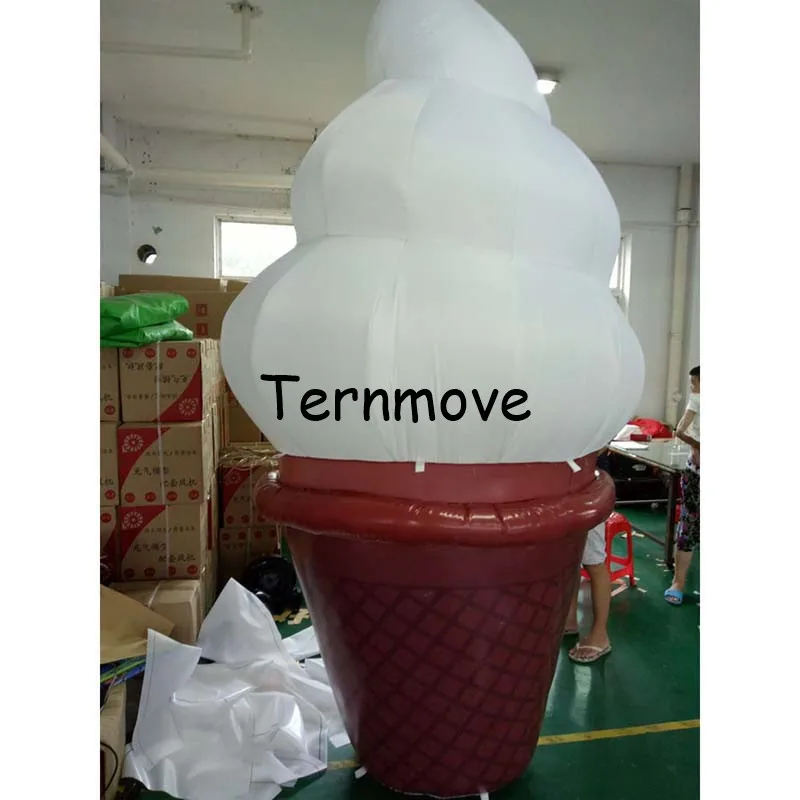 48 cm Inflatable Ice Cream Cone Noveltly Inflatable Party Filler Bag 