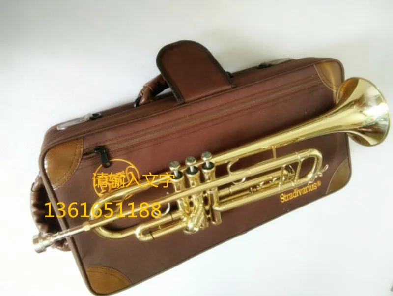 труба золочение LT180S-72 Бах Си бемоль профессиональный труба Топ музыкальные инструменты Латунь колокол 