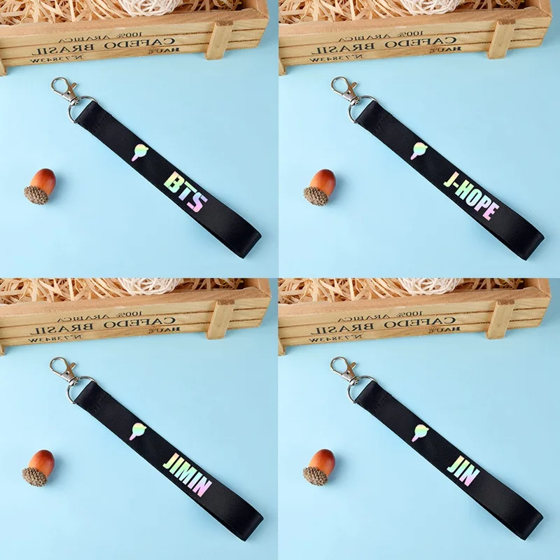

KPOP Keyring JUNG KOOK Key Chain SUGA Phone Pendant J-HOPE V RAP MONSTER