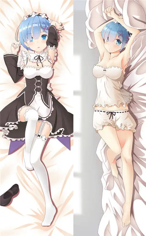 Аниме Dakimakura Body Re Zero Kara Hajimeru Isekai Seikatsu 150x50 см 100x35 см наволочка манга 2 - Цвет: 5