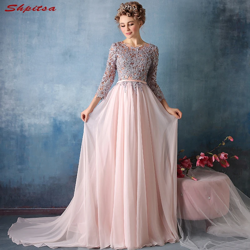 pink mother of the bride gowns