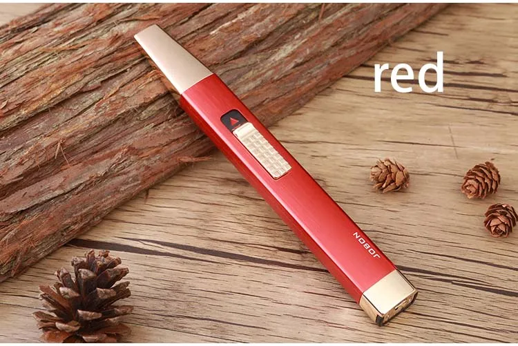 USB плазменный воспламенитель Recharble для кухонного использования электронные зажигалки кухонные Iginter ветрозащитные для барбекю импульсные - Цвет: red