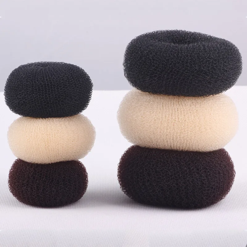 

Random color 1 Pcs Magic Lady Sponge Donut Bun Maker Hair Styling Tool Soft Hair Styler Shaper OA66
