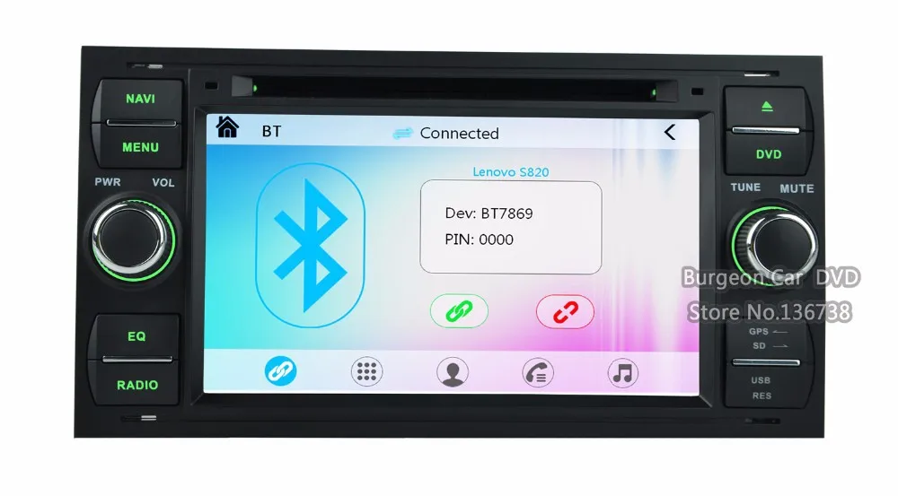 Cheap Factory price Touch screen Car DVD for Ford Transit Fiesta C-MAX Focus Mondeo Kuga Fusion 2004 2005 2006 2007 GPS Stereo Radio 34