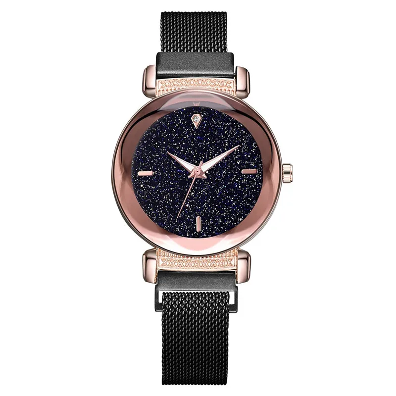 

Hot Women Watches Ladies Magnetic Starry Sky Minimalism Luxury And Fashion Cool Women Watch Wristwatche Montre Femme Reloj @50