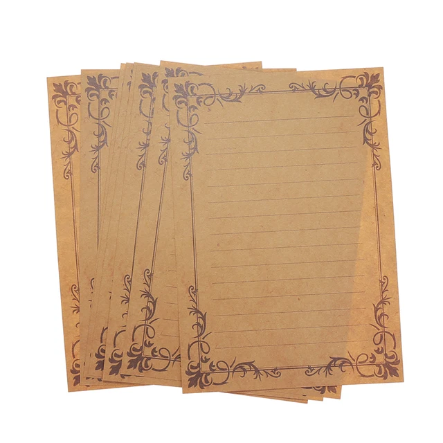 A paper used for writing letters