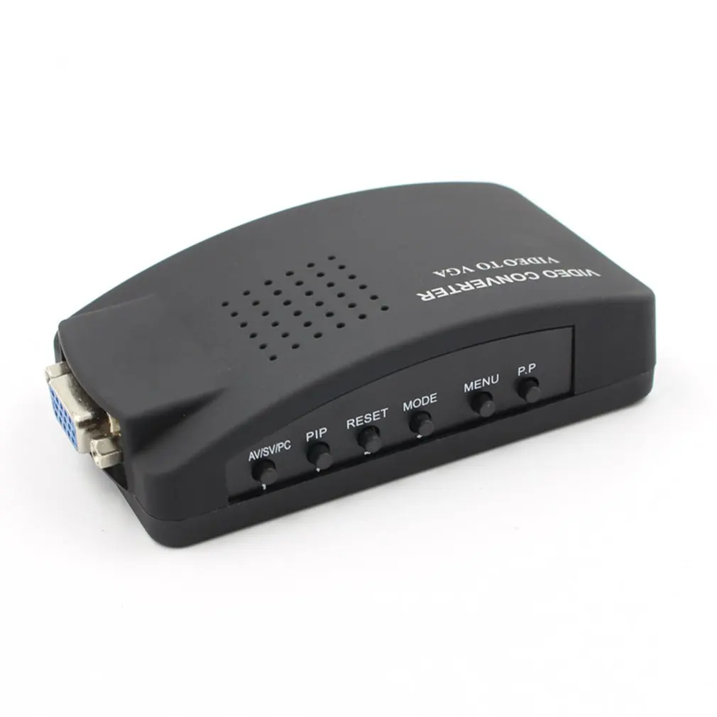 

BNC to VGA Video Converter Closed Circuit Monitoring to VGA Monitor Host Signal Turn Display