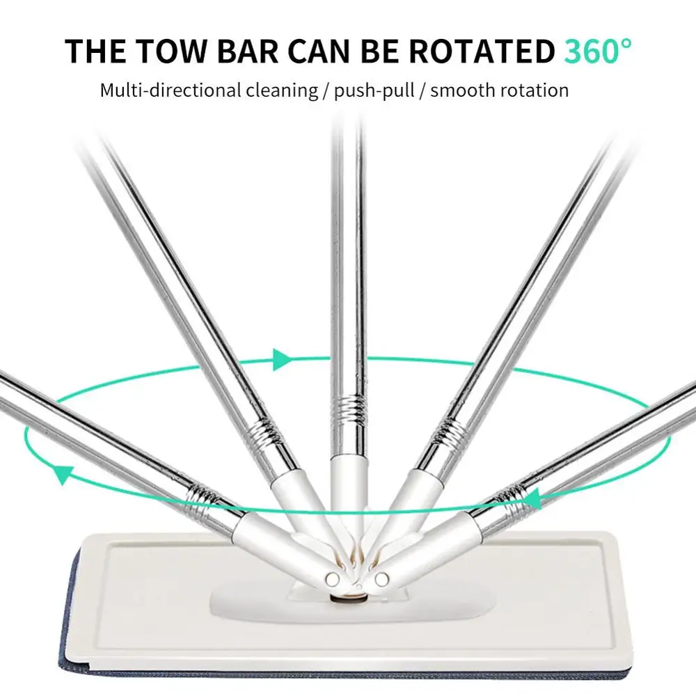 Tanie Spray Magic automatyczny Mop obrotowy unikaj mycia rąk najdrobniejsze włókno ściereczka do czyszczenia strona główna kuchnia drewniana podłoga leniwy kolega Mop